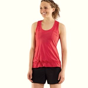 Lululemon | Mind Over Matter Tank in Red Orange Crush